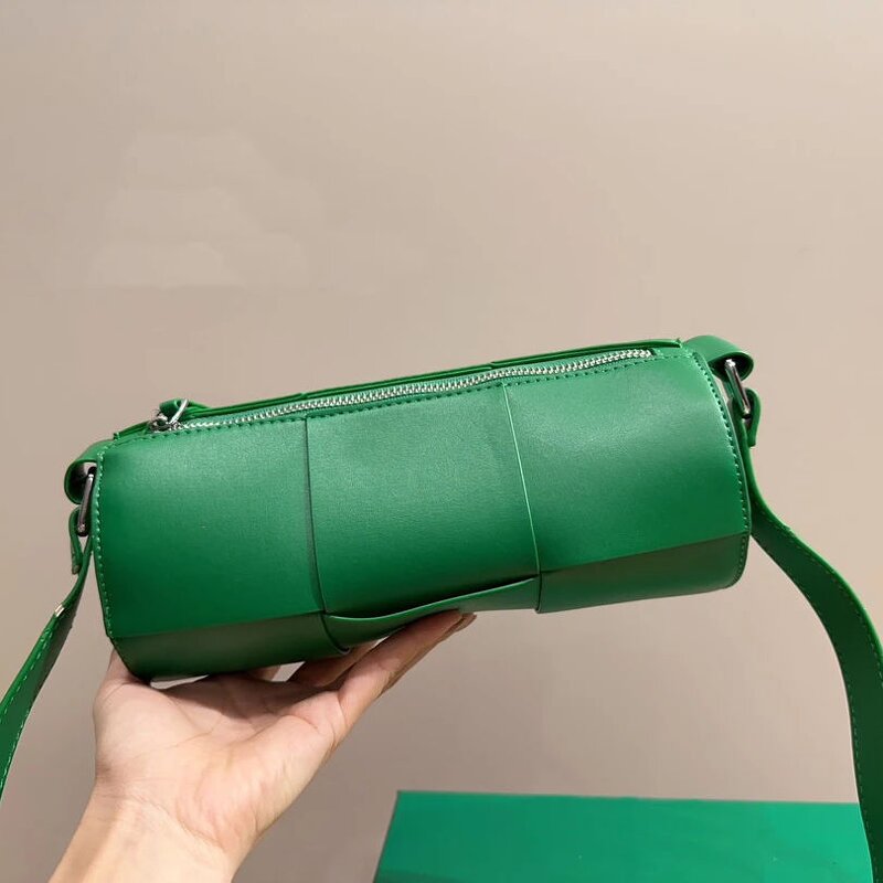 Crossbody Bag - Manufacturer Woven Texture Small Square Single Shoulder Female Bag