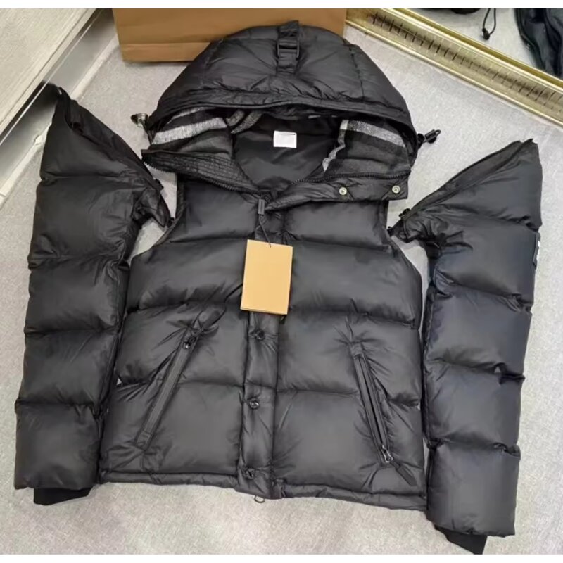 Men's Down Jacket Manufacturer - Luxury Duck Down Detachable Hood & Sleeves