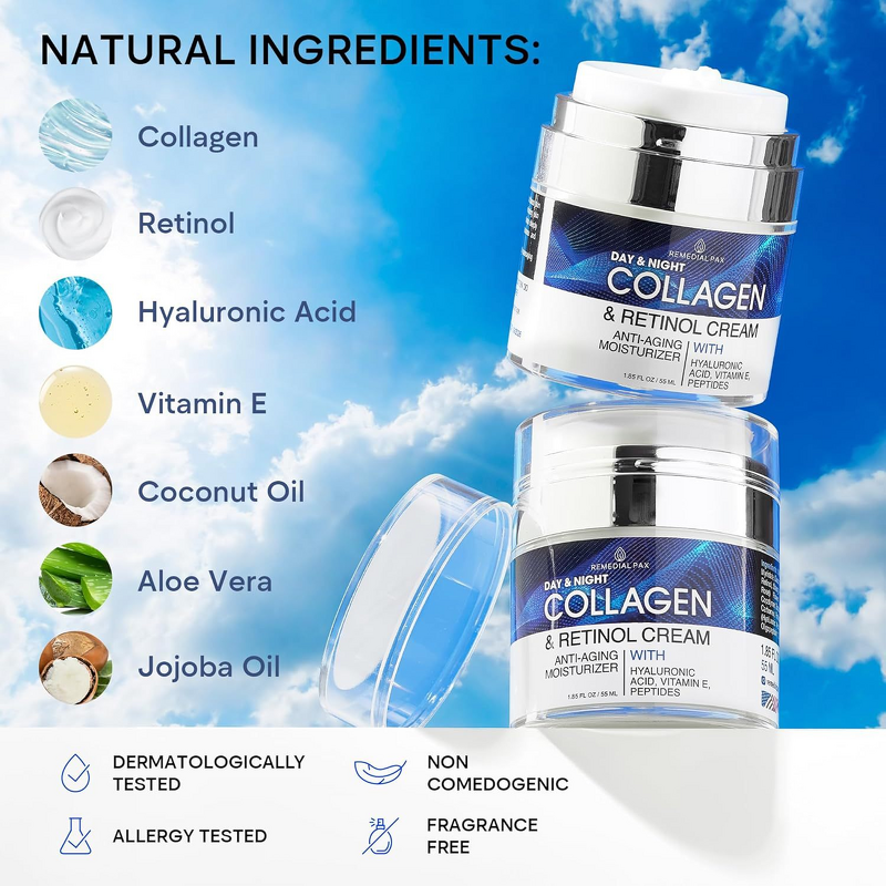 Face Cream - Manufacturer Collagen Retinol Hyaluronic Acid Day Night Moisturizing