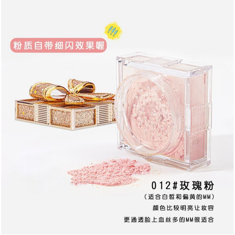 Setting Powder - Manufacturer Luxury Waterproof Bow Silk Air Loose Makeup Powder