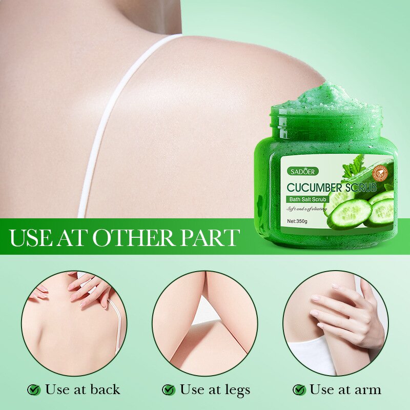 Body Scrub - Manufacturer Cucumber Exfoliating Cleansing Body Care Scrub
