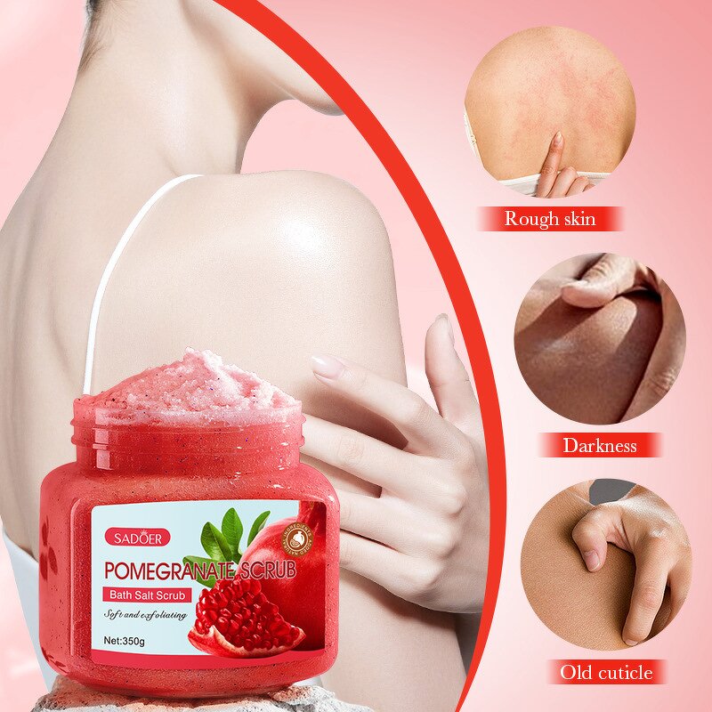 Body Scrub - Manufacturer Pomegranate Exfoliating Cleansing Improves Skin Quality