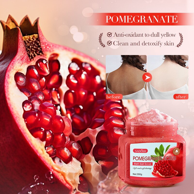 Body Scrub - Manufacturer Pomegranate Exfoliating Cleansing Improves Skin Quality
