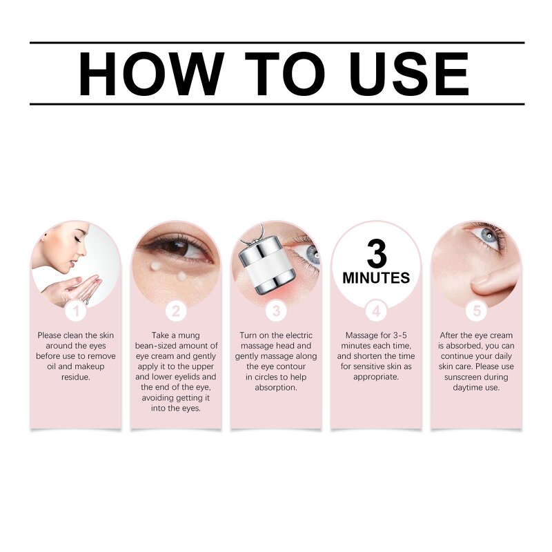 Eye Cream - Manufacturer Electric Massage Firming Replenishes Refines Eye Area Skin