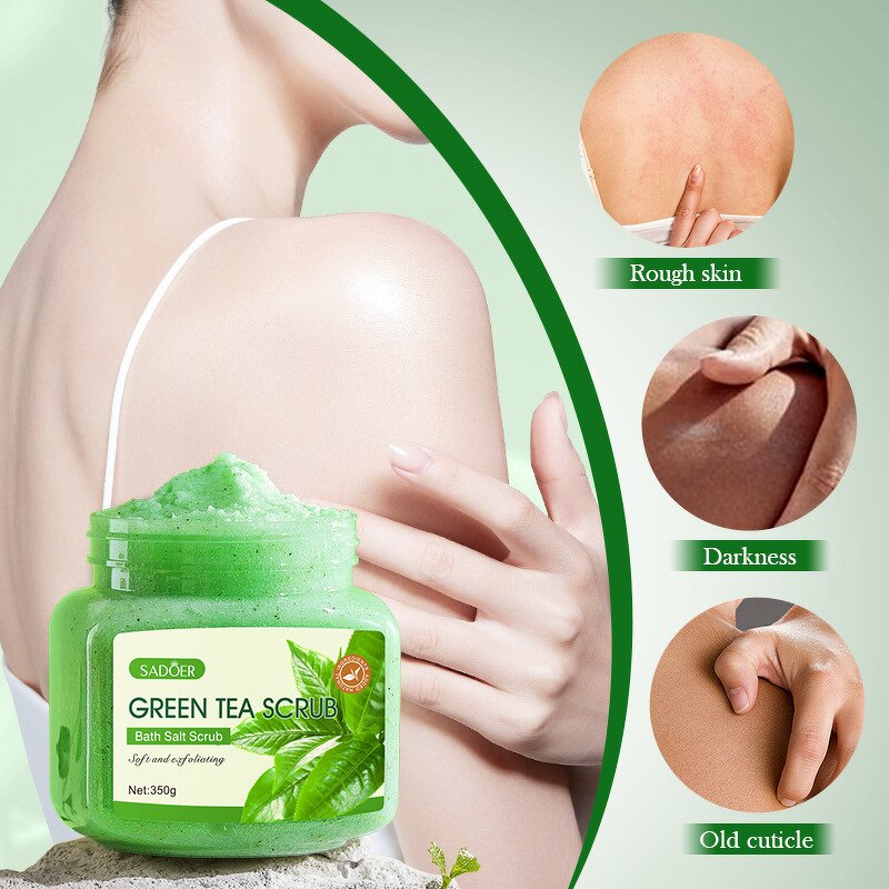 Body Scrub - Manufacturer Green Tea Exfoliating Cleansing Body Care Scrub