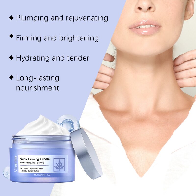 Neck Cream - Manufacturer Nourishes Moisturizes Brightens Delicate Smooth Neck Care
