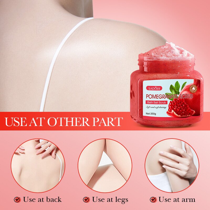 Body Scrub - Manufacturer Pomegranate Exfoliating Cleansing Improves Skin Quality