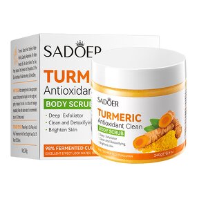 Body Scrub - Manufacturer Turmeric Antioxidant Universal Body Cleansing Scrub