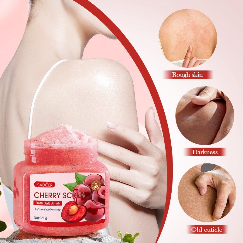 Body Scrub - Manufacturer Cherry Exfoliating Cleansing Body Care Scrub