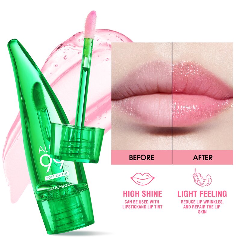 Lip Gloss - Manufacturer Langmanni Aloe Temperature-sensitive Discoloration Lip Lacquer
