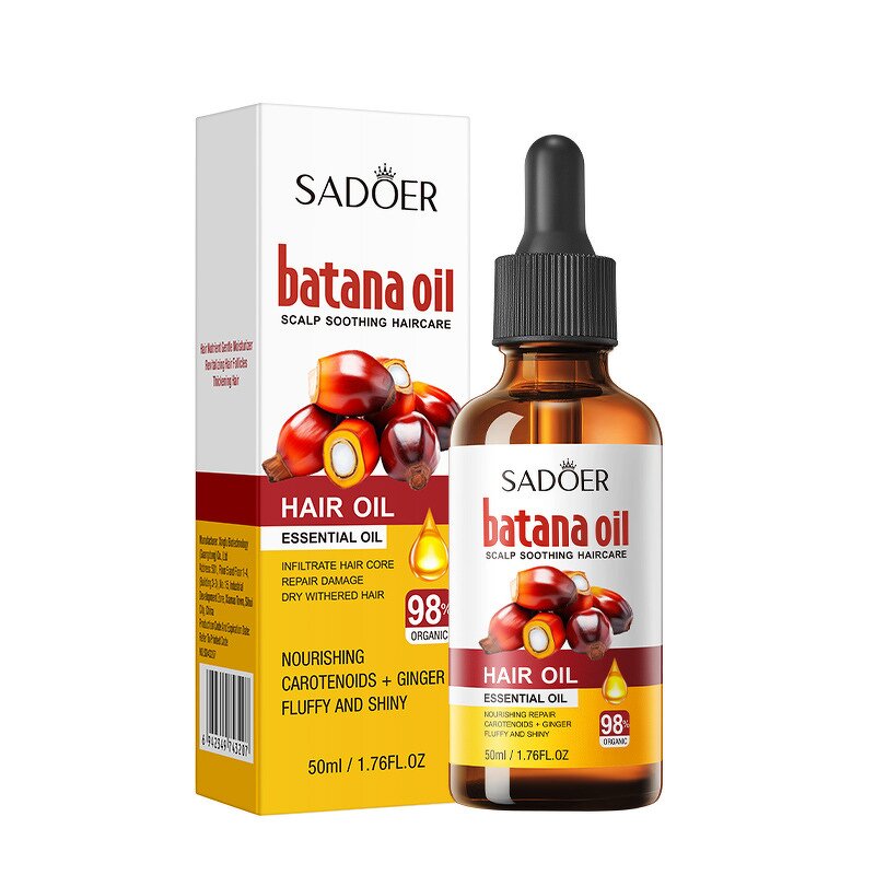 Hair Oil - Manufacturer Batana Organic Scalp Soothing Nourishing Dry Curly Hair