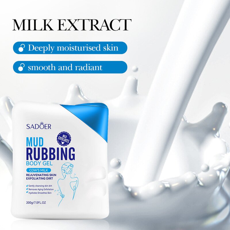 Body Scrub - Manufacturer Milk Rubbing Mud Cleansing Pores Body Care Cream