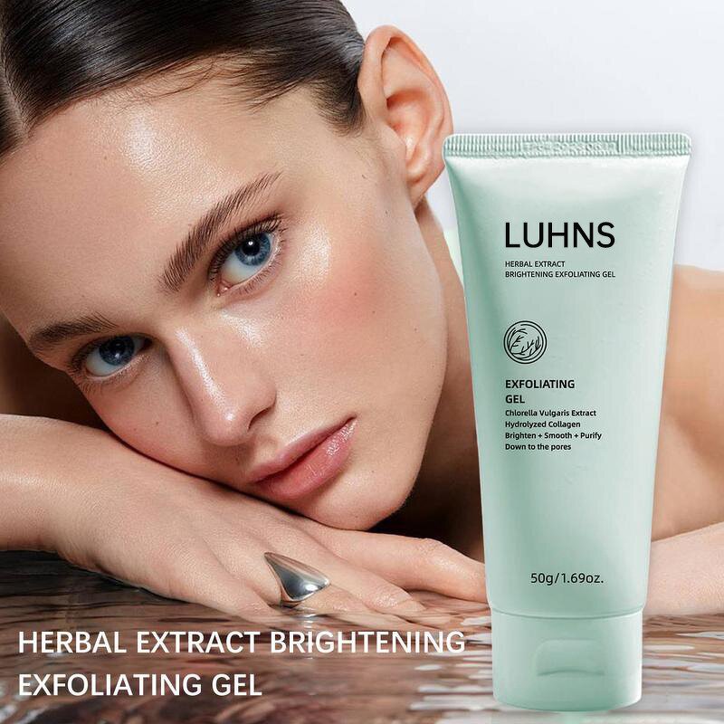 Exfoliating Gel - Manufacturer Herbal Deep Gentle Cleansing Moisturizing Brightening 50g