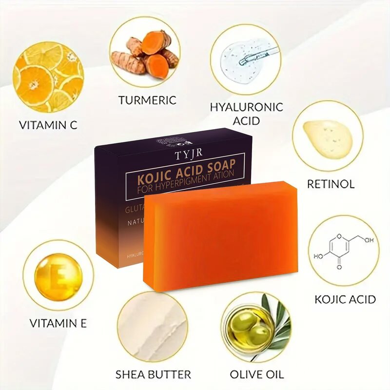 Soap - Manufacturer Wholesale Honey Turmeric Kojic Acid Skin Whitening Private Label