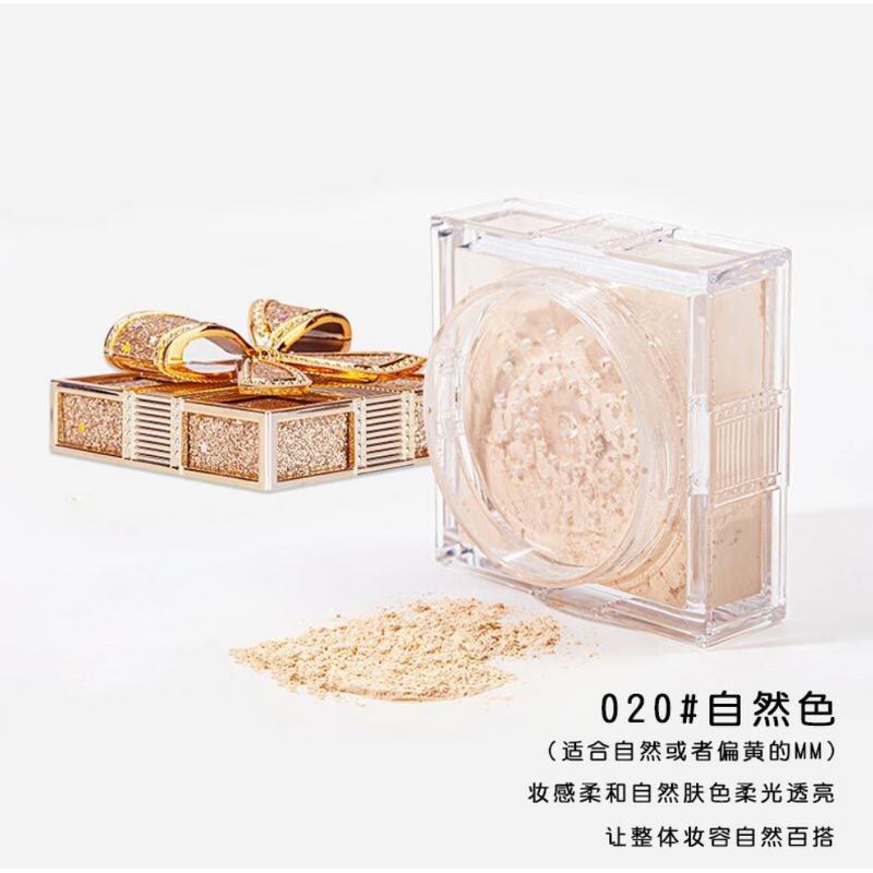 Setting Powder - Manufacturer Luxury Waterproof Bow Silk Air Loose Makeup Powder
