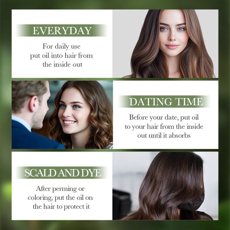 Hair Oil - Manufacturer Ginseng Polygonum Multiflorum Nourishing Silky Smooth