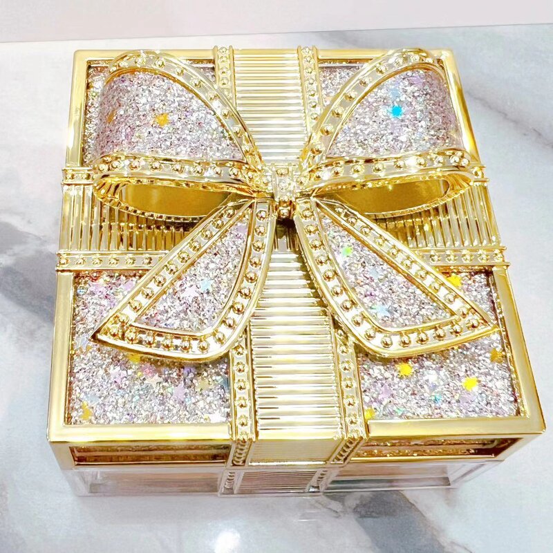 Setting Powder - Manufacturer Luxury Waterproof Bow Silk Air Loose Makeup Powder