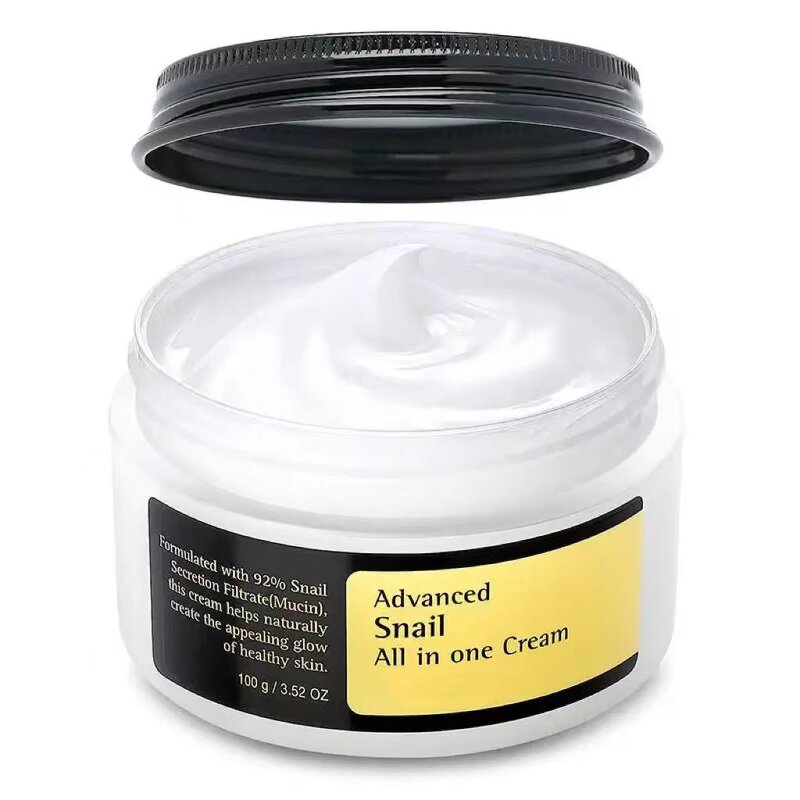 Face Cream - Manufacturer OEM Snail 92 Mucin 100ml Hyaluronic Acid Anti-aging