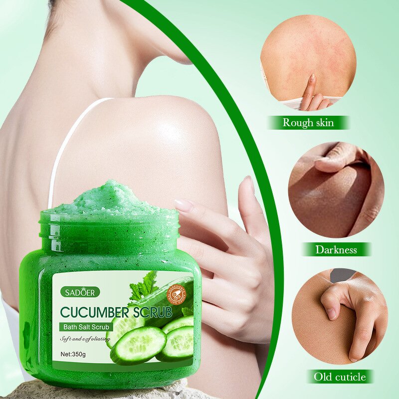 Body Scrub - Manufacturer Cucumber Exfoliating Cleansing Body Care Scrub