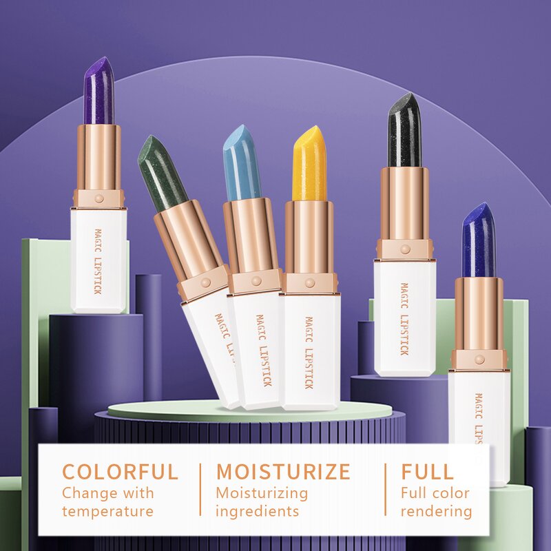 Lipstick Kit - Manufacturer Lakerain Temperature Change Matte No Stain on Cup