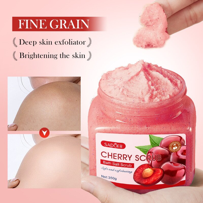 Body Scrub - Manufacturer Cherry Exfoliating Cleansing Body Care Scrub