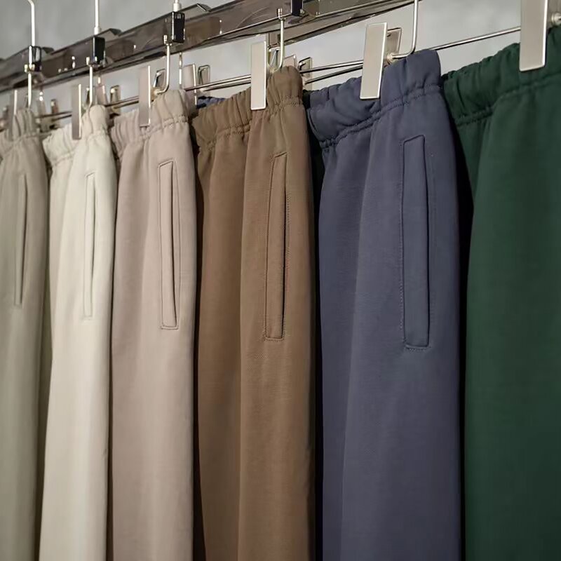 Sweatpants - Manufacturer 100%Cotton Puff Printing Y2K Hip-Hop Custom Logo Men