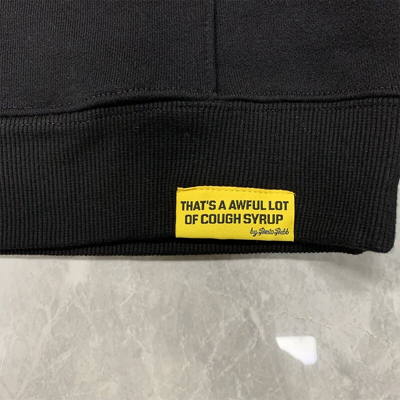 Hoodie - Manufacturer Cough Syrup 100%Cotton Heavyweight Streetwear Men