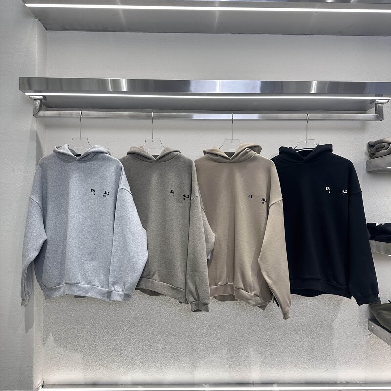 Hoodie - Manufacturer 24FALL Color Contrast Big LOGO Ironing Label Printed