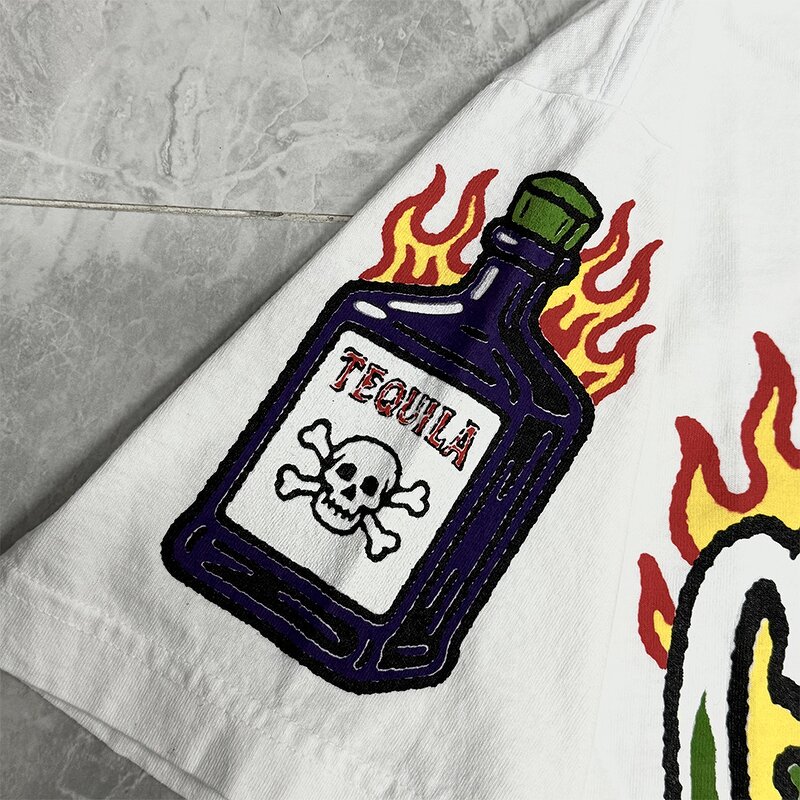 T-shirt - Manufacturer 100%Cotton Cough Syrup Y2K Streetwear Tees Men