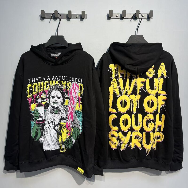 Hoodie - Manufacturer 100%Cotton Heavyweight Cough Syrup Streetwear Men