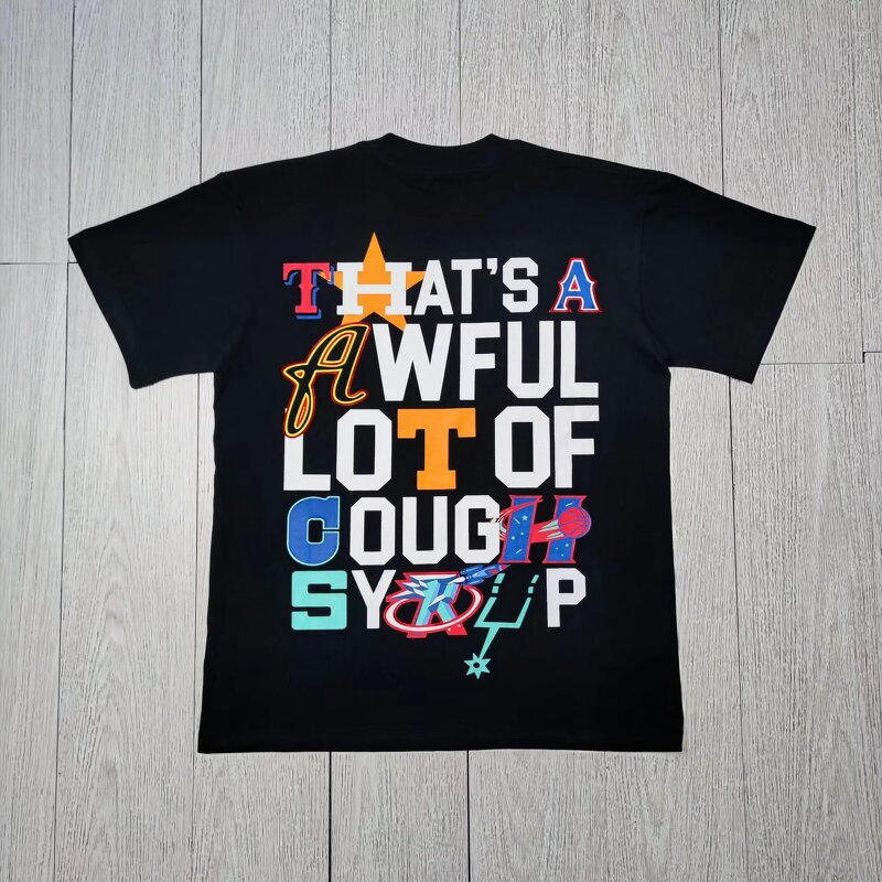 T-shirt - Manufacturer Wholesale 240g Cough Syrup Graphic Heavy Weight Men