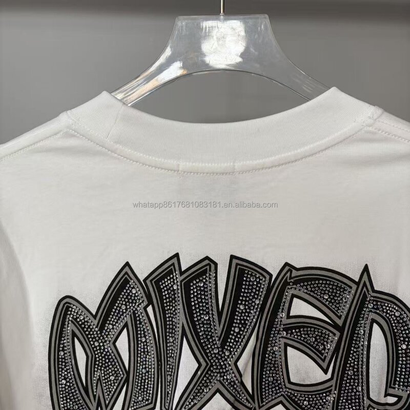 Long Sleeve - Manufacturer 100%Cotton Graffiti Printed Retro Loose Embroidered