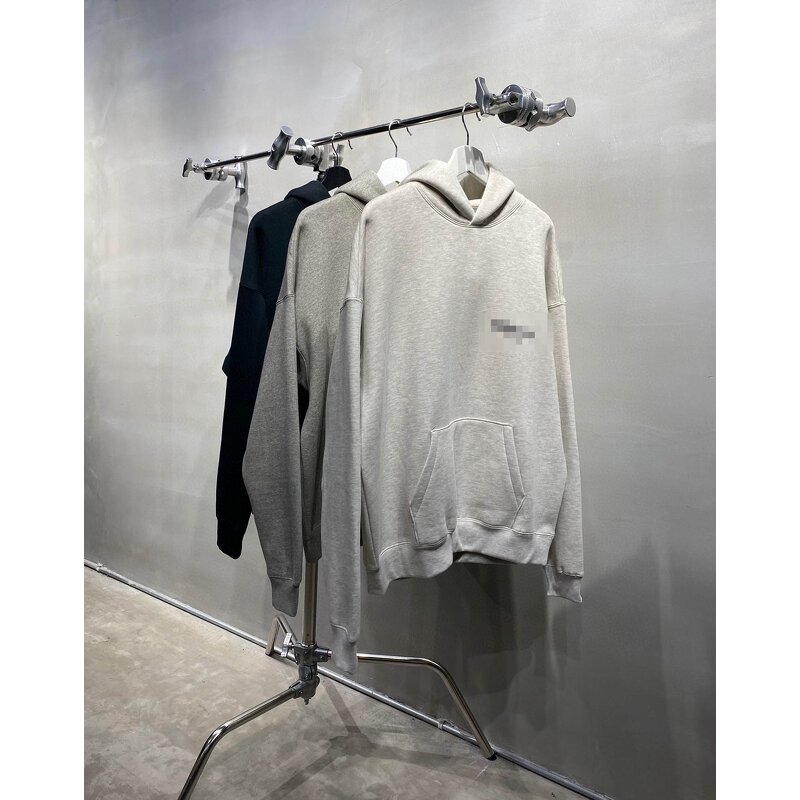 Hoodie - Manufacturer Fear of 22 Flocking Print God Letters Essen Flower