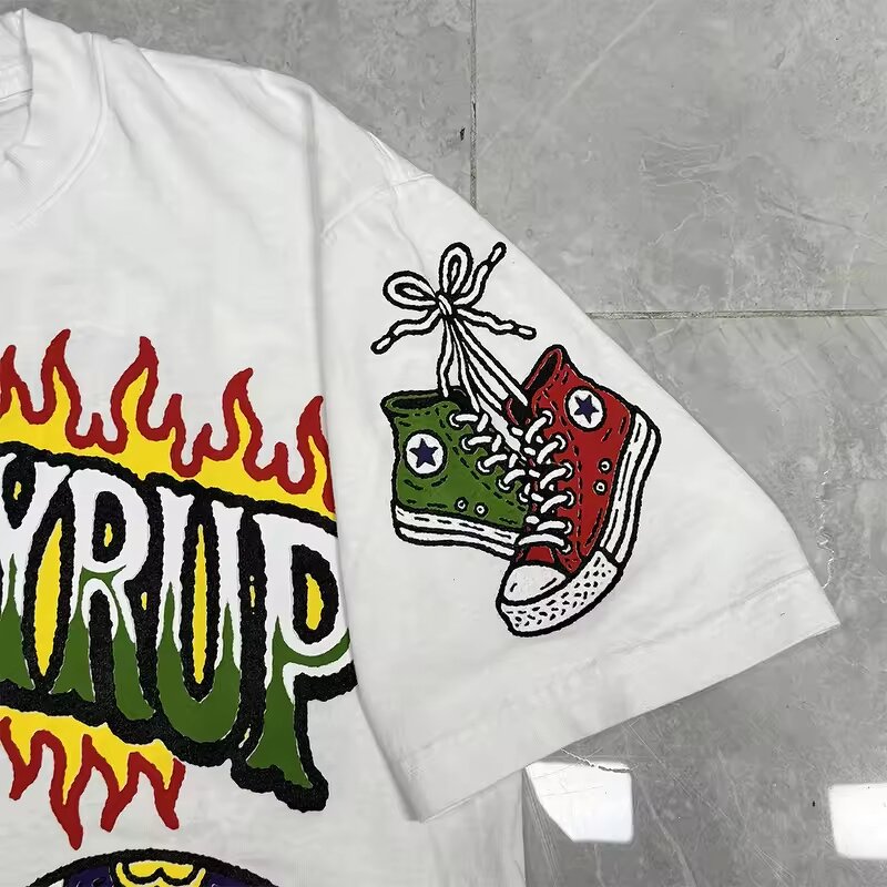 T-shirt - Manufacturer 100%Cotton Cough Syrup Y2K Streetwear Tees Men