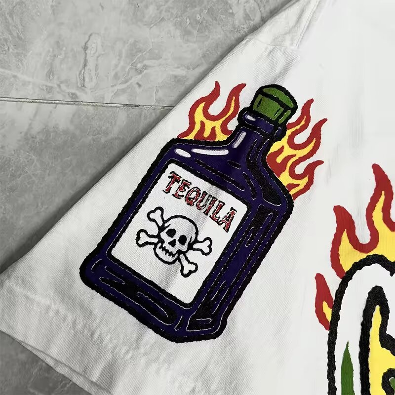 T-shirt - Manufacturer 100%Cotton Cough Syrup Y2K Streetwear Tees Men