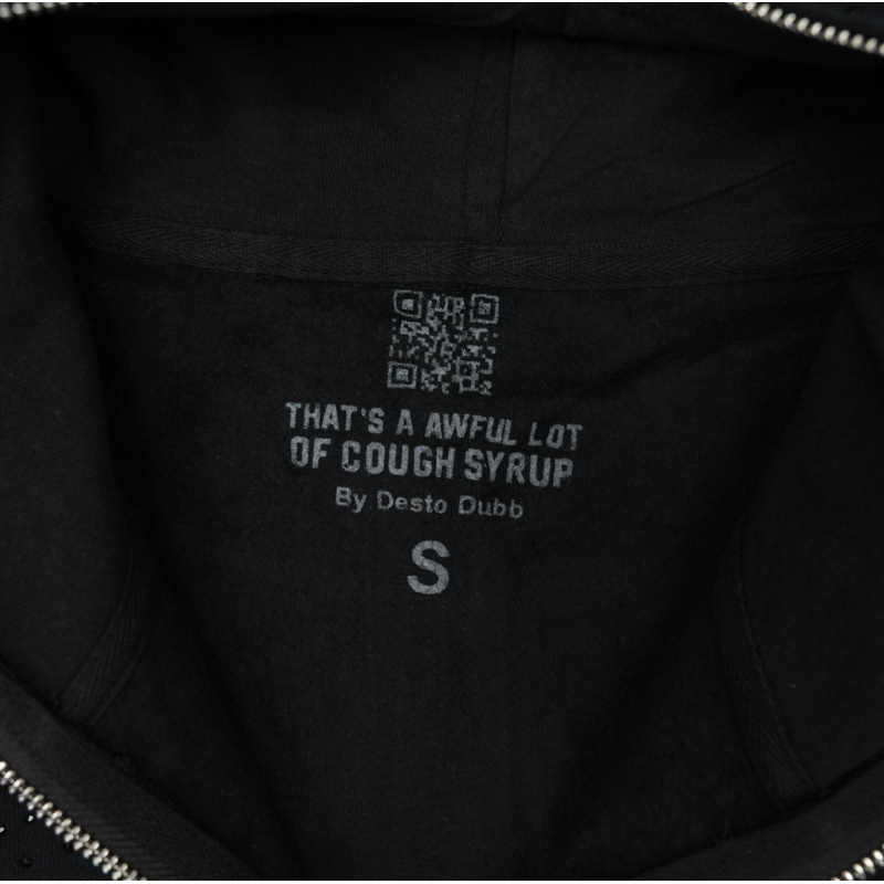 Hoodie - Manufacturer 100%Cotton Rhinestone Cough Syrup Heavyweight Men