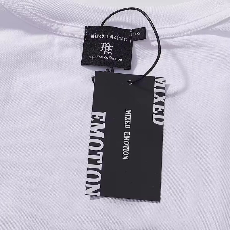 T-shirt - Manufacturer 100%Cotton Y2K Graphic Oversized Mixed Emotion Men