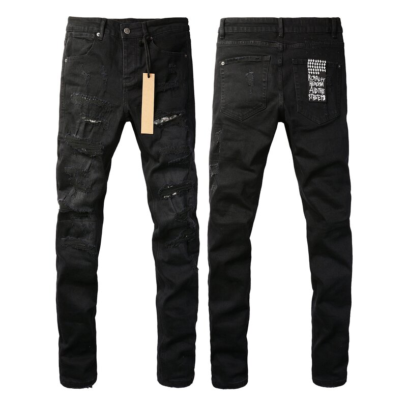 Jeans - Manufacturer Ksubiy Stacked Denim Y2K Distressed Hip Hop Designer Men