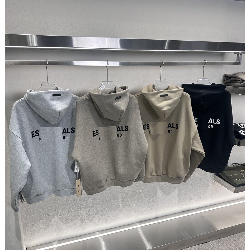 Hoodie - Manufacturer 24FALL Color Contrast Big LOGO Ironing Label Printed