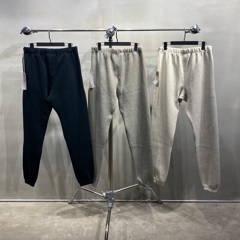 Sweatpants - Manufacturer SS22 ESS Flocking Letter 100%Cotton Streetwear Men