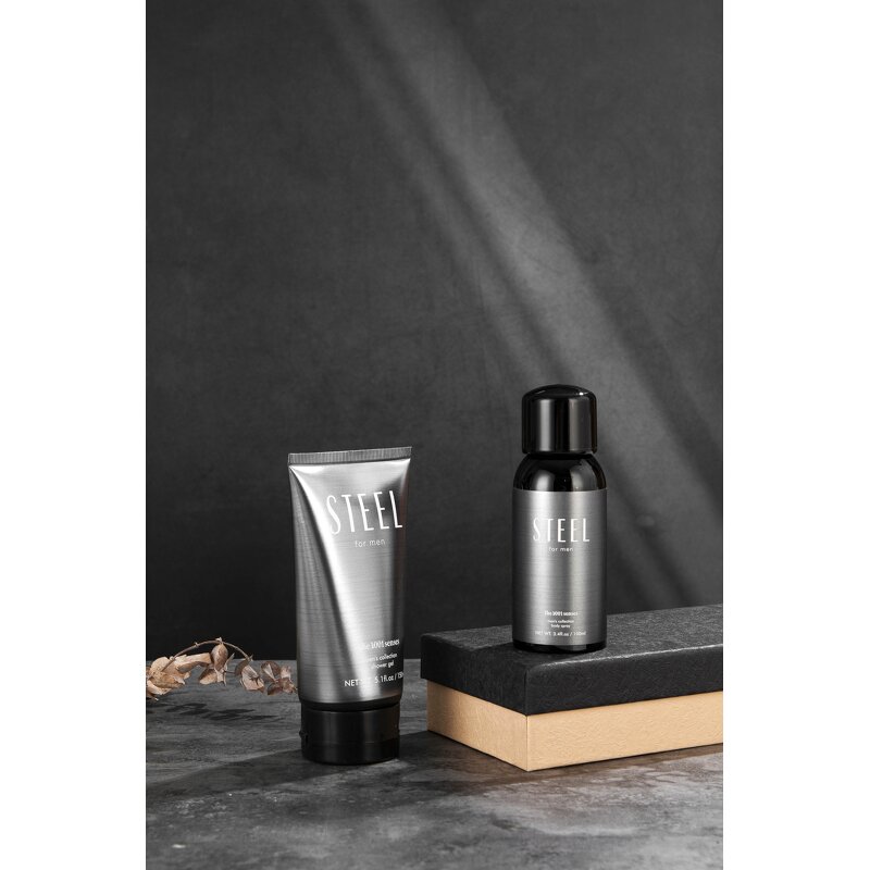 Gift Set Manufacturer - 2024 Wholesale Private Label Christmas MEN with Mist & Lotion STEEL