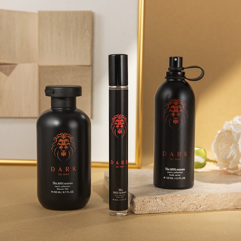 Gift Set Manufacturer - Private Label for Men with Body Wash & Test Tube Perfume