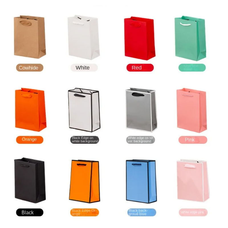 Tote Bag - Manufacturer Wholesale Kraft Custom Size Clothing Cosmetics Store Shopping