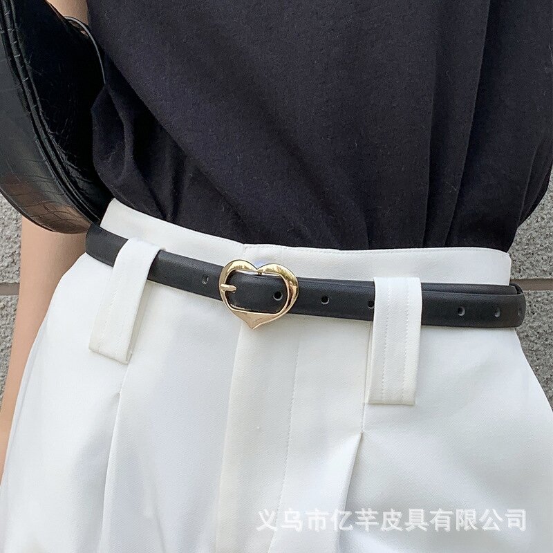 Belt - Manufacturer Women's Faux Leather Alloy Candy Color Waistband Jeans