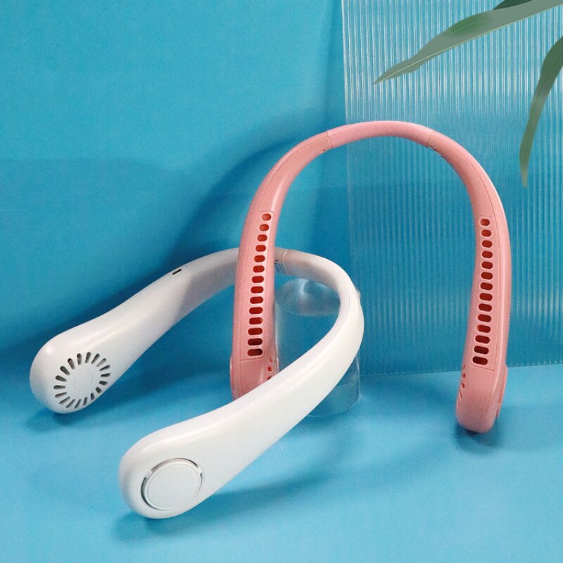 Neck Fan - Manufacturer NA Rechargeable Mini USB Portable Outdoor Wearable