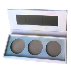 Eyeshadow Box - Manufacturer 2025 Magnetic 3 Color Custom Logo Empty Paper Palette
