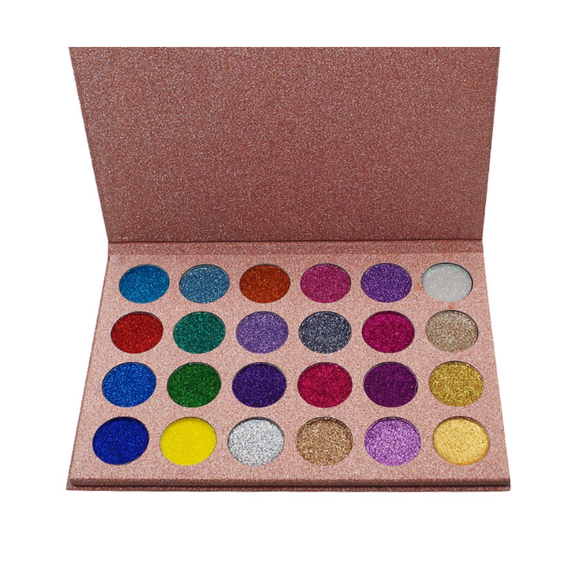 Eyeshadow Box - Manufacturer 16 Color Custom Logo Sponge Embossing Empty Cardboard