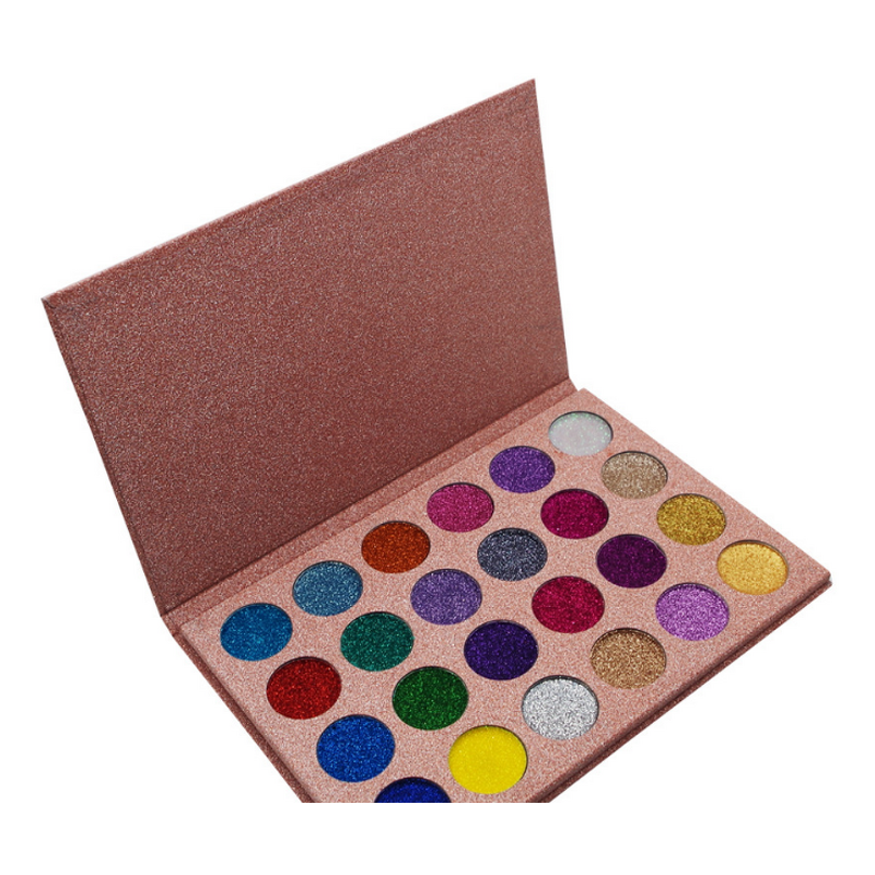 Eyeshadow Box - Manufacturer 16 Color Custom Logo Sponge Embossing Empty Cardboard