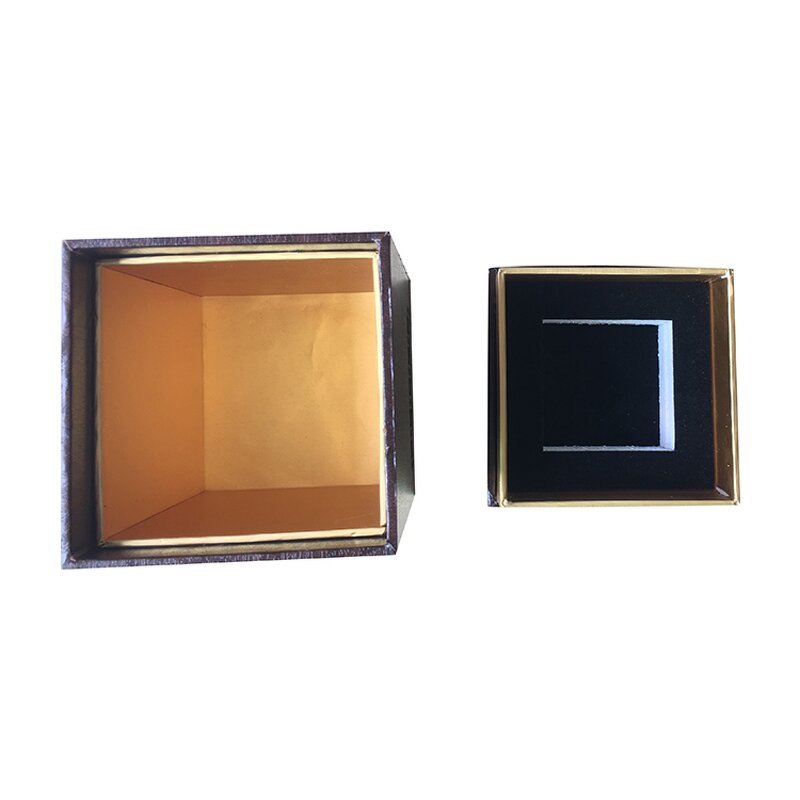 Perfume Box - Manufacturer 2025 Custom Black Wood Special Paper Lid Bottom Gift