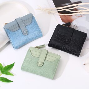 Wallet - Manufacturer Women's PU Small Coin Credit Card Portable Short Open